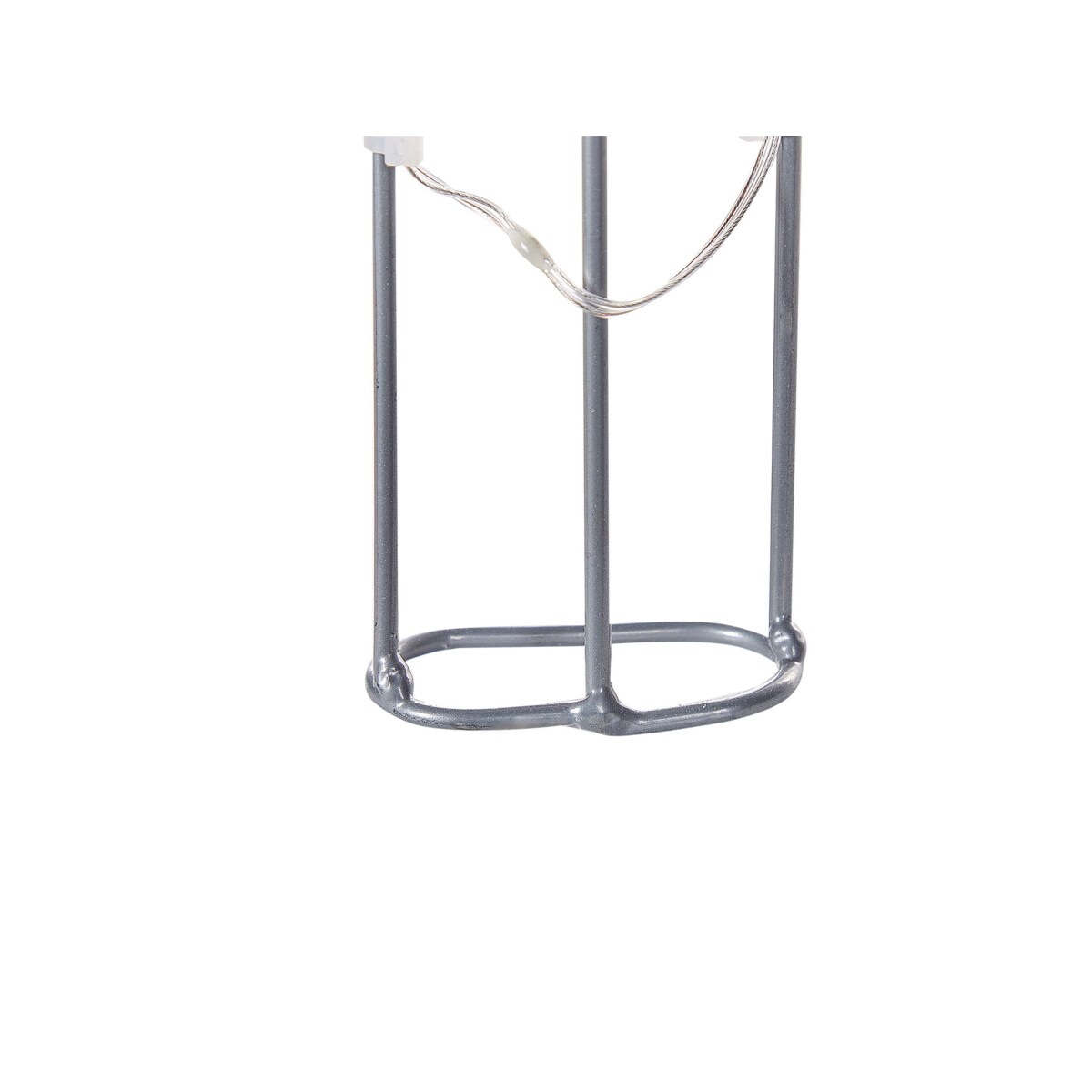 Dekoracja ogrodowa LED jeleń 117 cm srebrna LAUGAR