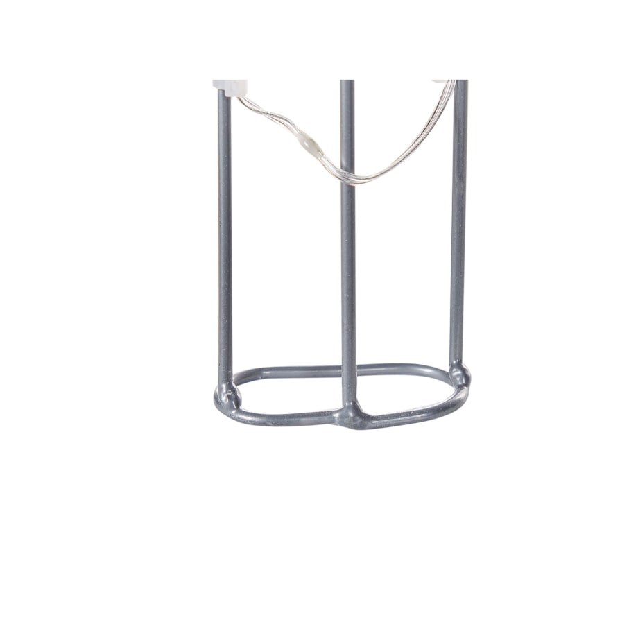 Dekoracja ogrodowa LED jeleń 117 cm srebrna LAUGAR