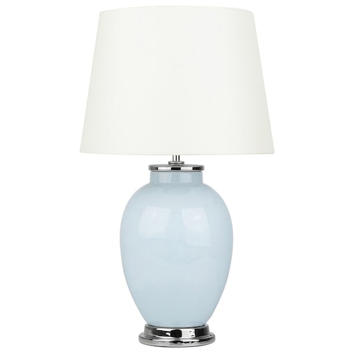 Lampa stołowa BRENTA Ceramika Błękitny