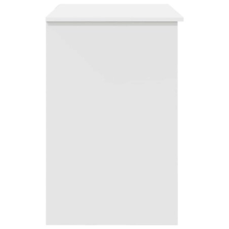 vidaXL Biurko z półką Biały 90 x 49.5 x 75 cm Materiał drewnopochodny