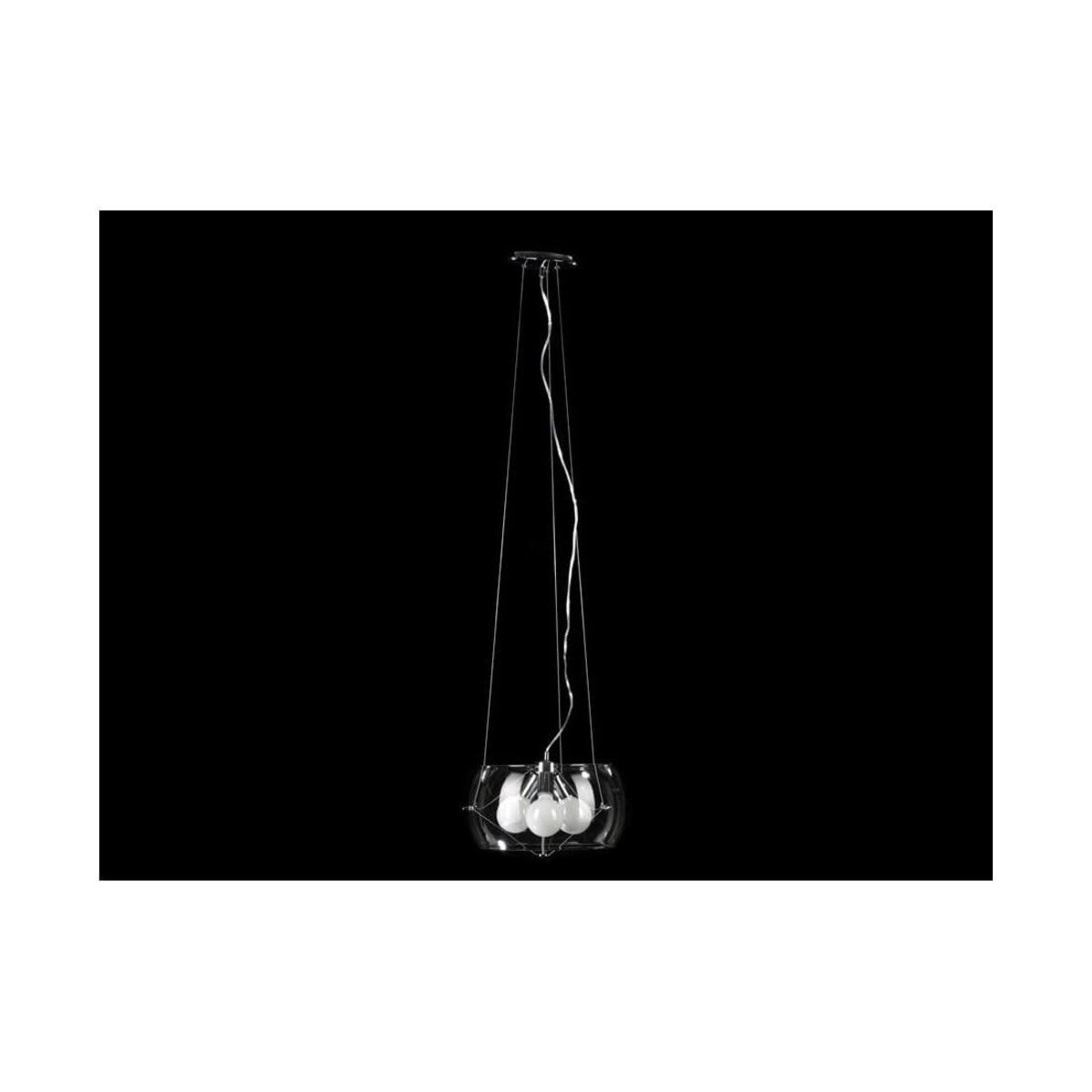 Wisząca lampa przezroczysta Cosmo nowoczesna salonowa