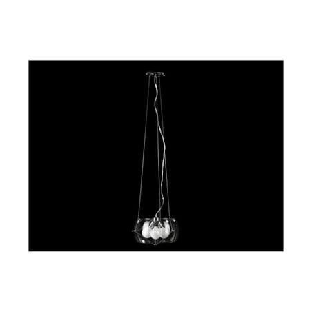 Wisząca lampa przezroczysta Cosmo nowoczesna salonowa
