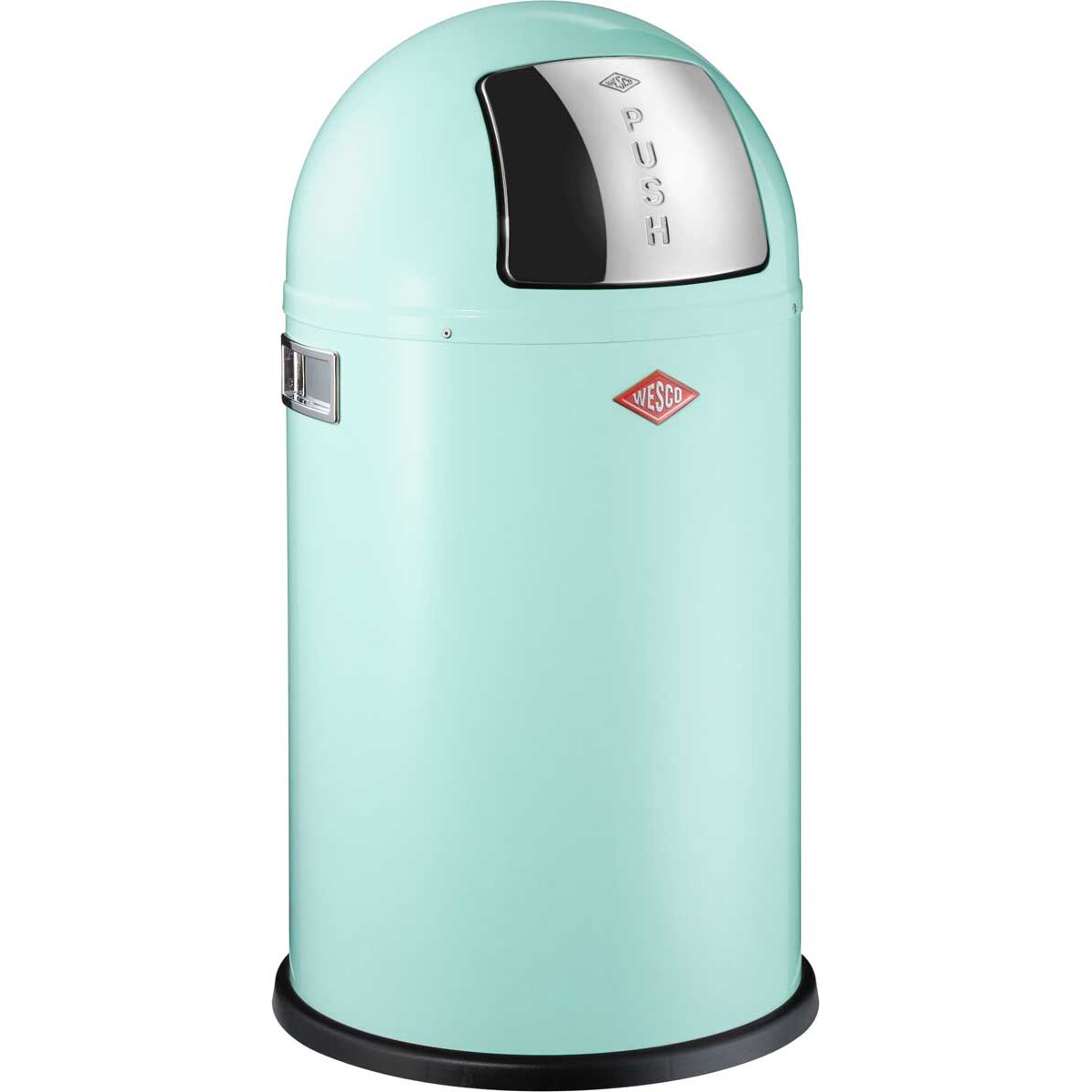 Kosz na śmieci miętowy 50l Pushboy Wesco
