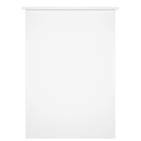 vidaXL Biurko, białe z połyskiem, 100x55x75cm, materiał drewnopochodny