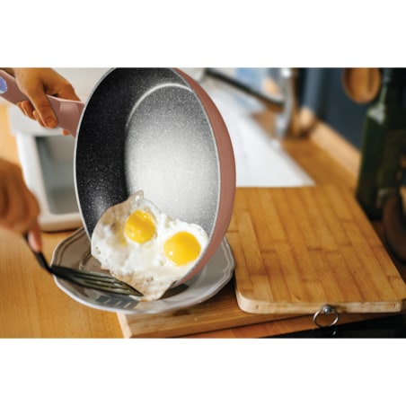 Patelnia 30 cm z powłoką marmurową Rose Gold Berlinger Haus BH-1511