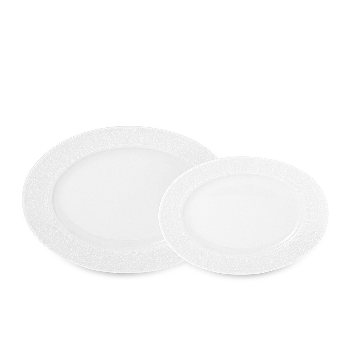 Zestaw obiadowy 6os. (25el.) AMELIA BIAŁA KORONKA