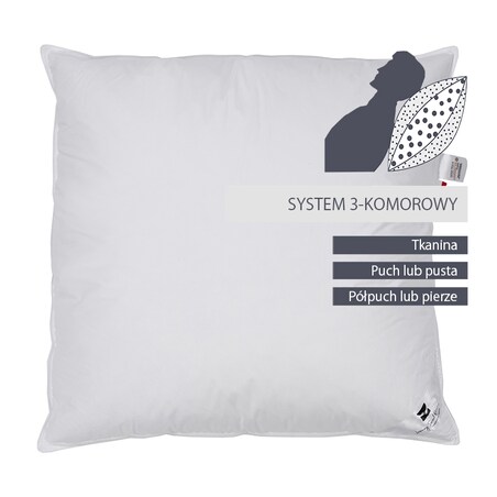 Poduszka z pierza kaczego DREAM 60x70