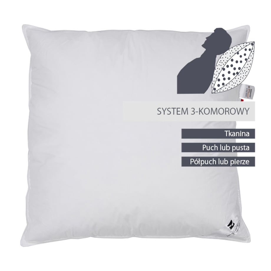 Poduszka z pierza kaczego DREAM 60x70