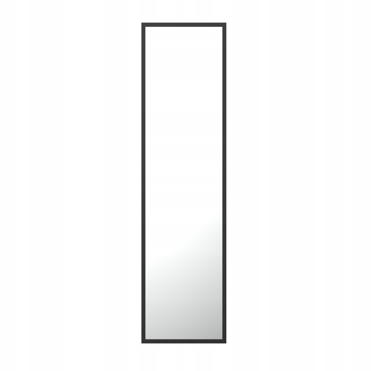 Lustro prostokątne 120x60cm w czarnej ramie