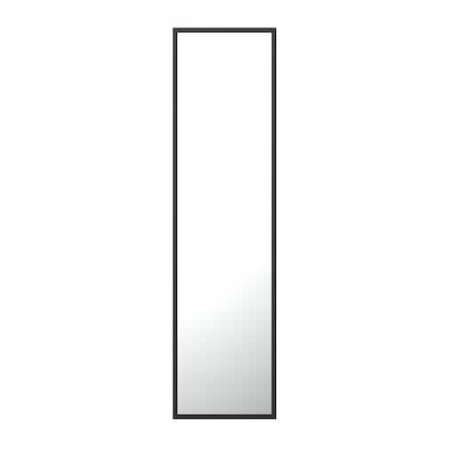 Lustro prostokątne 120x60cm w czarnej ramie
