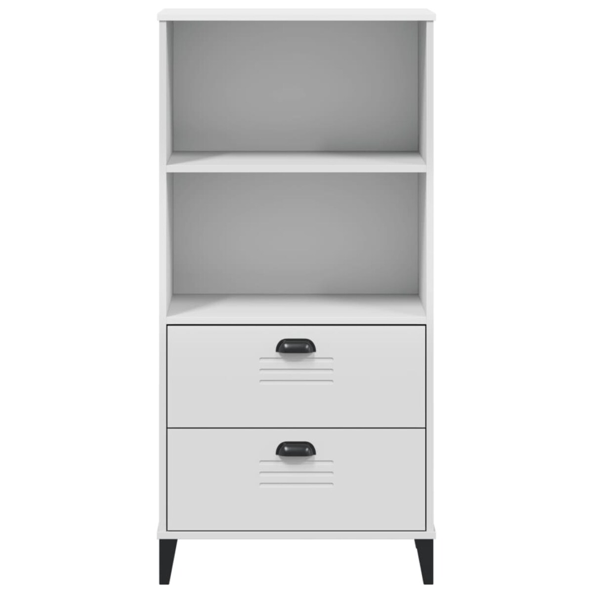 vidaXL Regał VIKEN, biały, 60x35x123 cm, materiał drewnopochodny