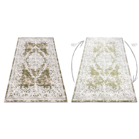 Dywan AKRYL DIZAYN 143 zielony / kość 160x230 cm