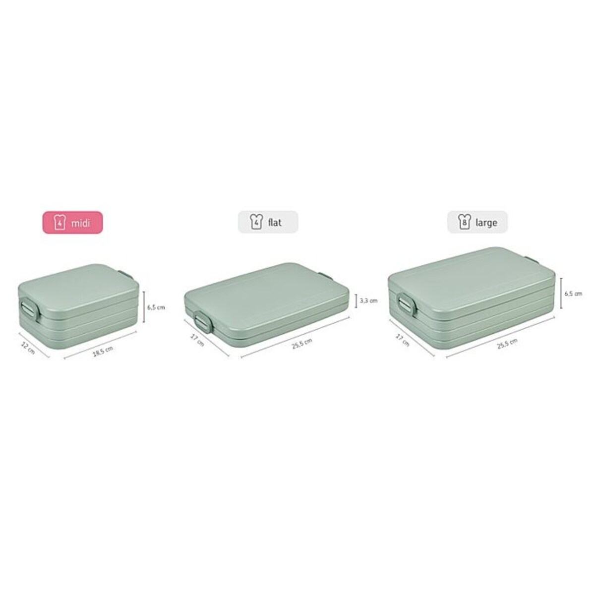 Lunchbox Take a Break Large Nordic Blue 107635515700