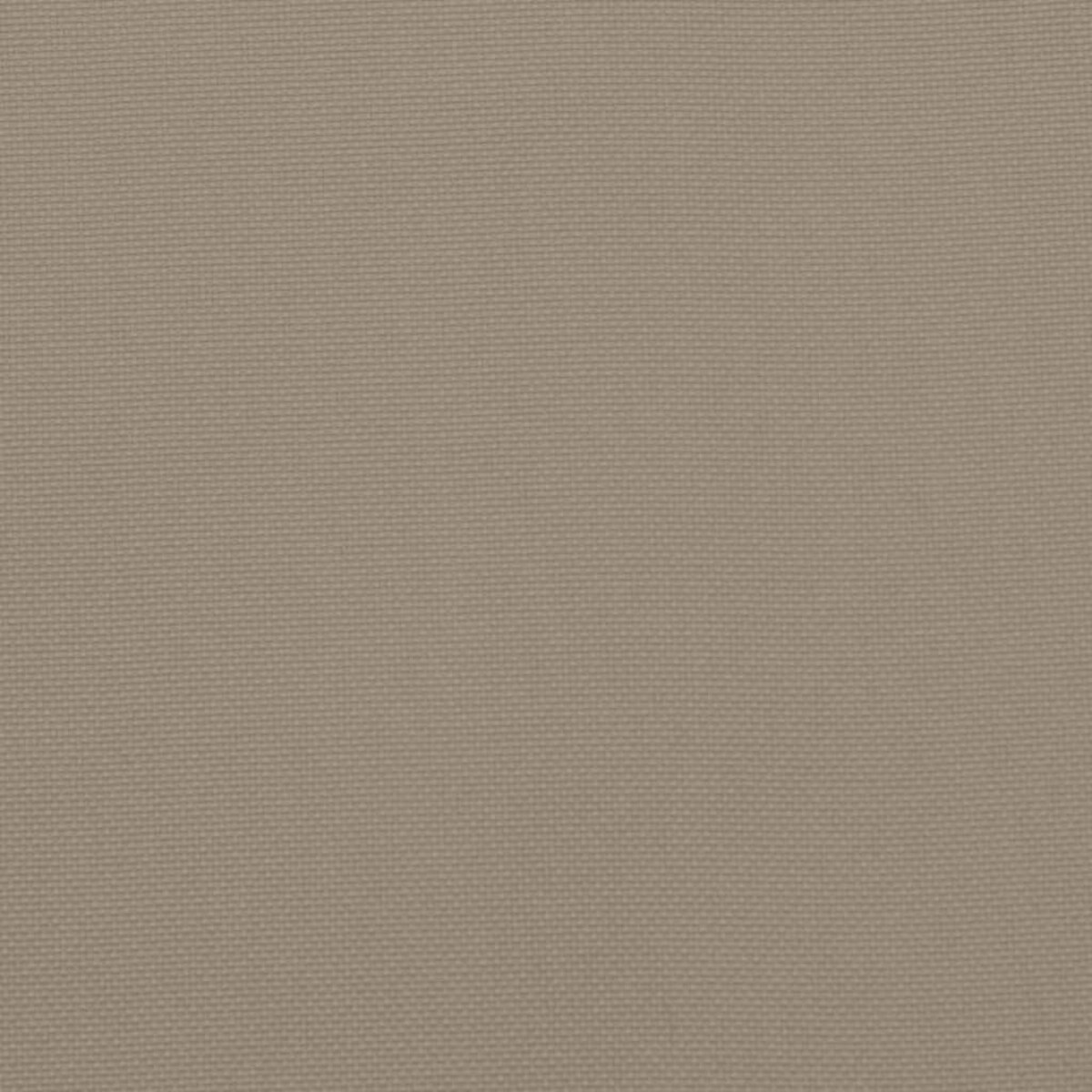 vidaXL Poduszka na ławkę ogrodową, taupe, 120x(50+50)x7 cm
