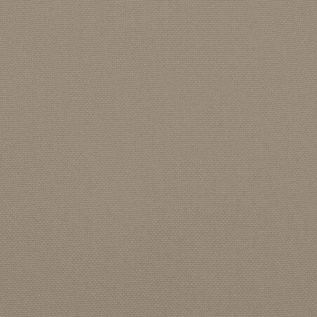vidaXL Poduszka na ławkę ogrodową, taupe, 120x(50+50)x7 cm