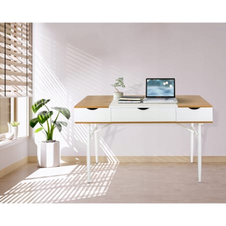 BIURKO ELEGANCKIE do gabinetu biura SZUFLADA NOWOCZESNE DUŻE komputerowe