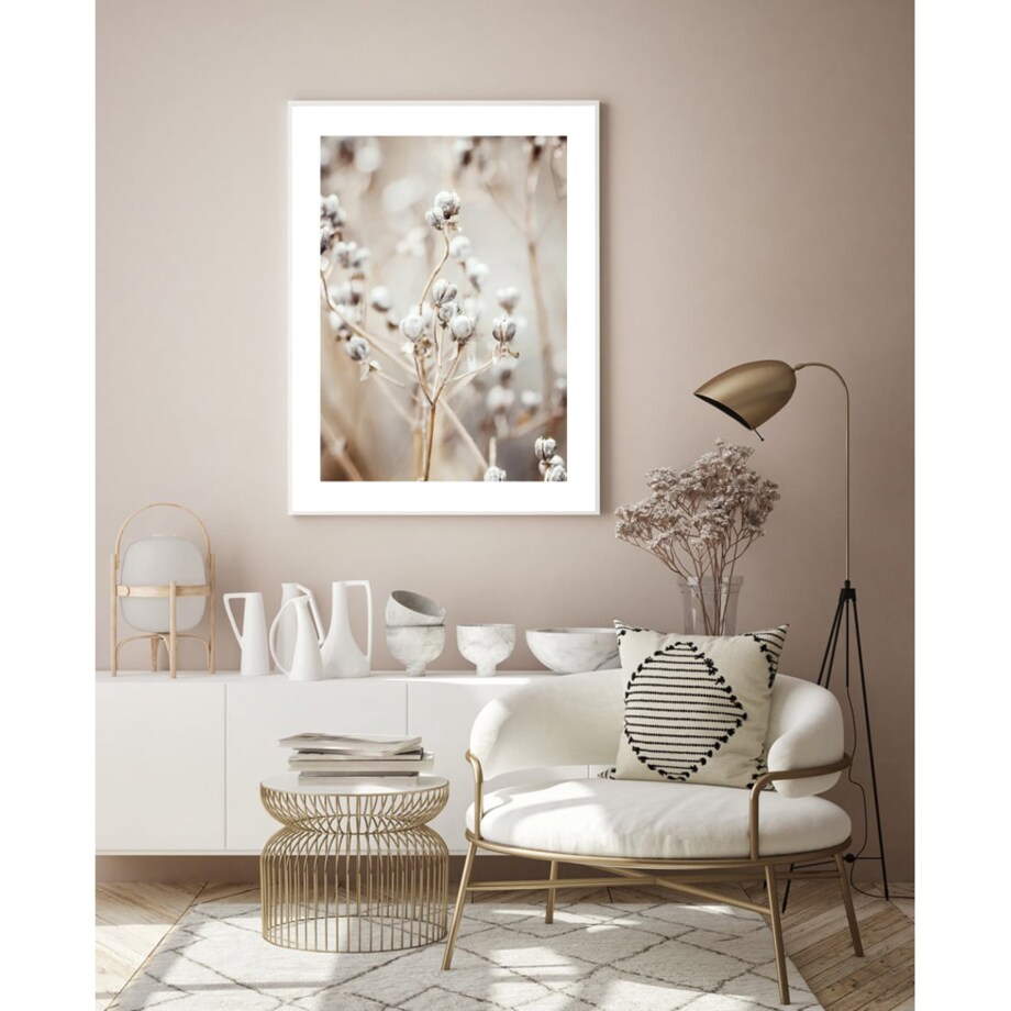 Poster Story, Plakat, Obraz - Bawełna na Łące, wymiary 21 x 30 cm