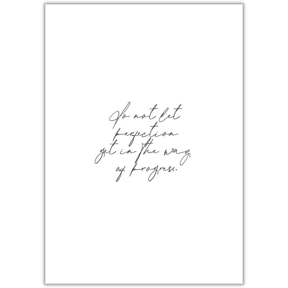 plakat perfection 50x70 cm