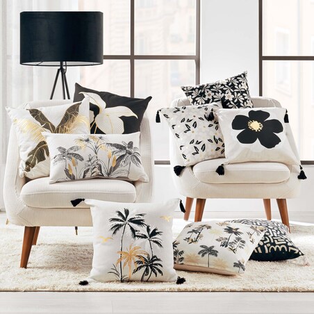 Ozdobna poduszka z bawełny DARCY, 45 x 45 cm