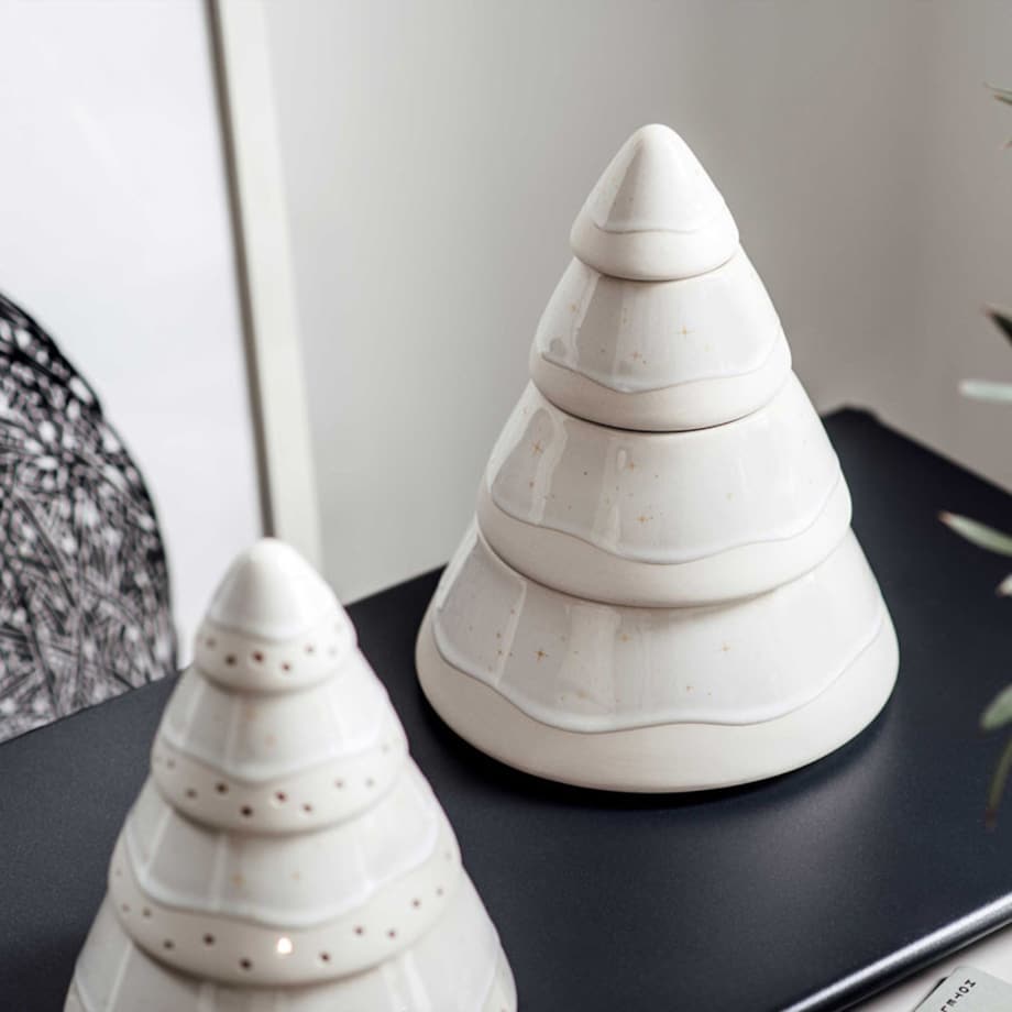 Pojemnik na ciastka Choinka Winter Glow, 17.9 x 17.9 x 22.4 cm, Villeroy & Boch