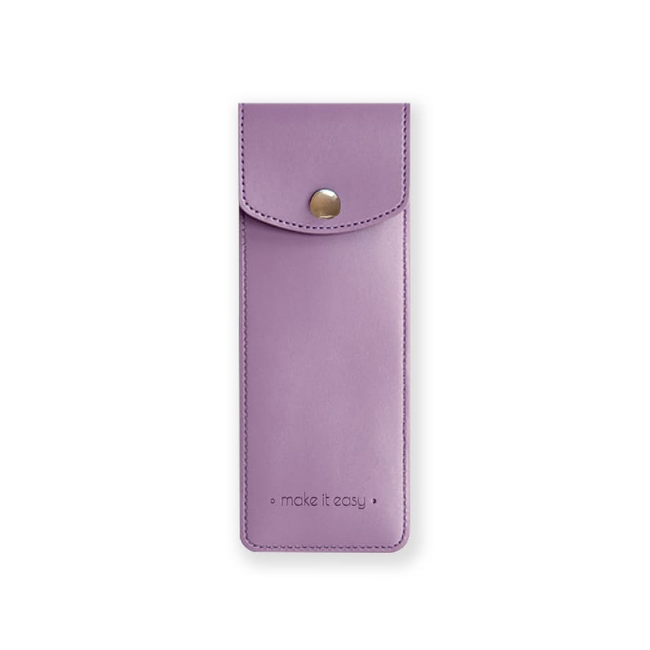 Piórnik na planner z gumką – Lavender Mist