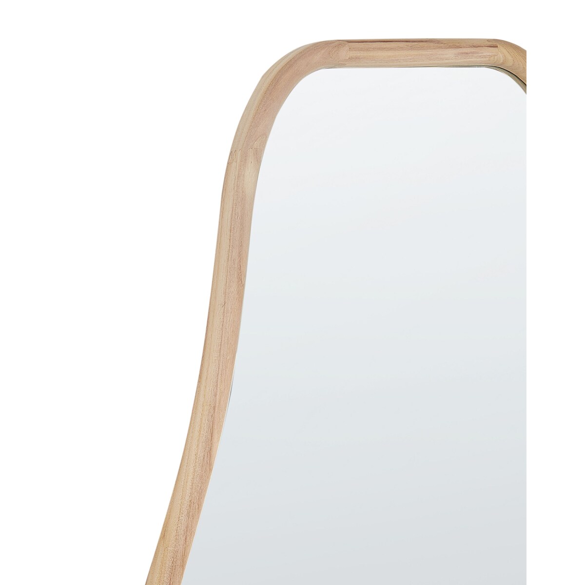 Lustro ścienne BIOLLET 80 cm 180 cm Drewno Naturalny