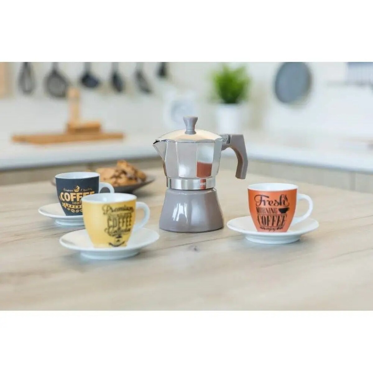 KAWIARKA ZAPARZACZ MOCNEJ KAWY 9 filiżanki espresso imbryk dzbanek prezent