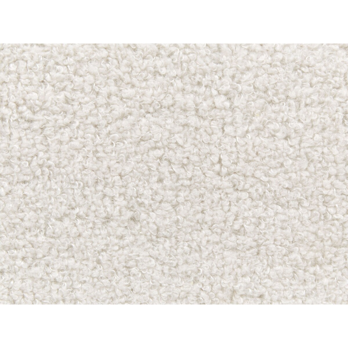 Łóżko bez zagłówka Boucle ROANNE 140 x 200 cm Kremowy