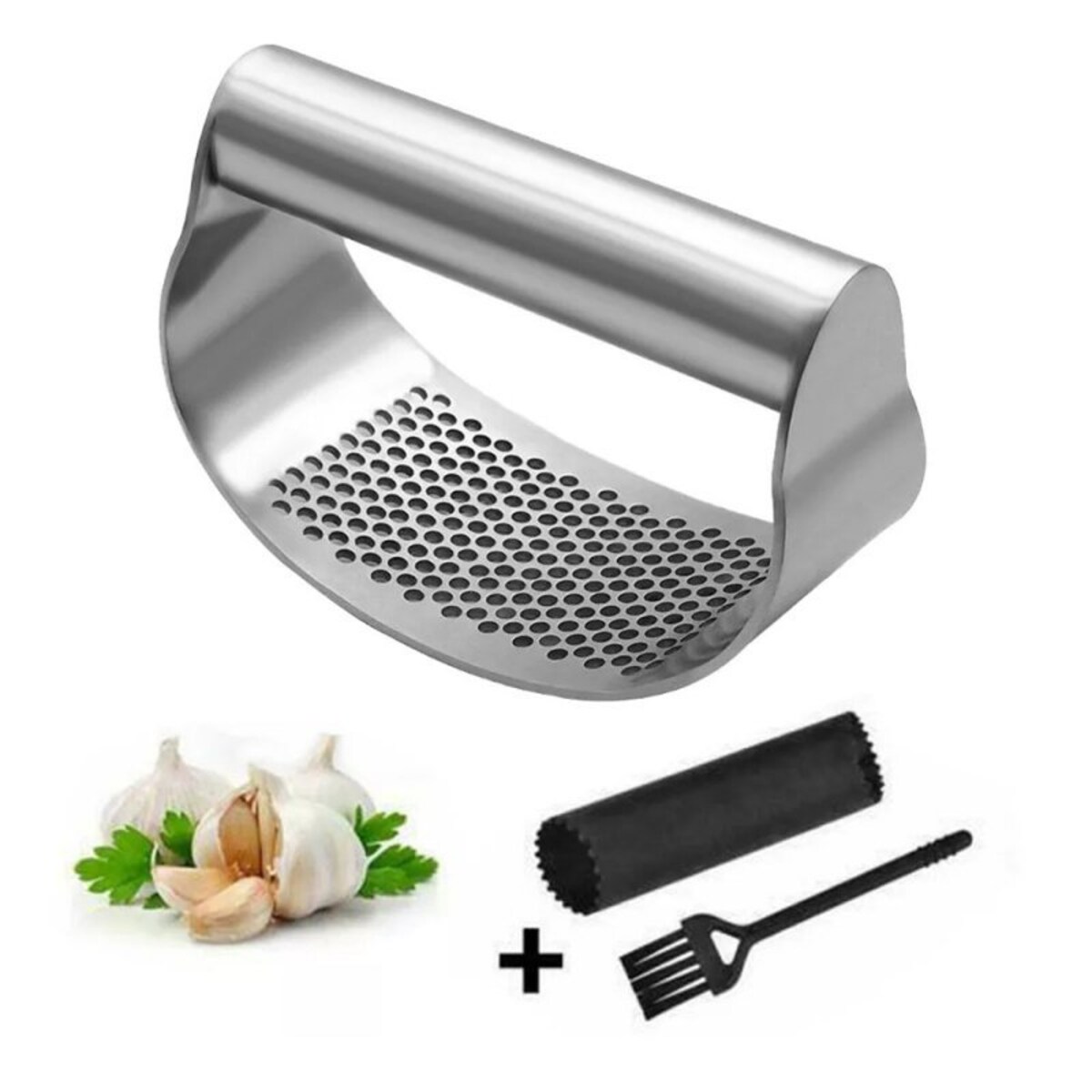 Zestaw Do Obierania I Wyciskania Czosnku Kinghoff