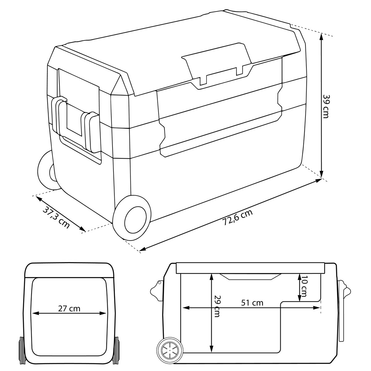 Lodówka kompresorowa turystyczna Berdsen Icemax 400 samochodowa zamrażarka 32L