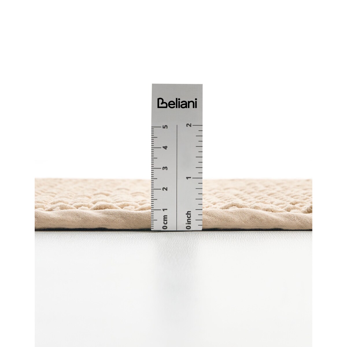 Dywanik łazienkowy KARAD Beżowy 60 x 90 cm Bawełna