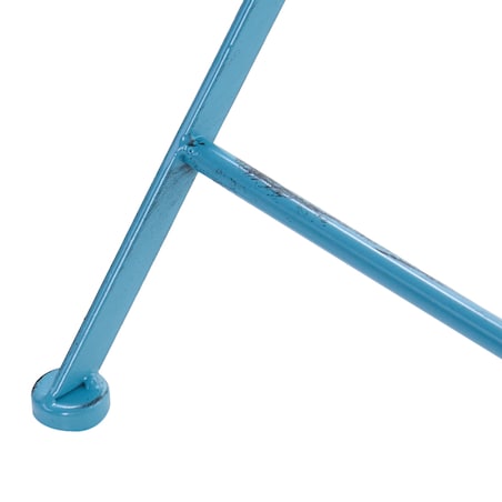 Stolik bistro PAVIA 71 cm 71 cm Metal Niebieski