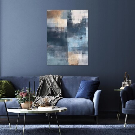 OBRAZ ABSTRAKCJA NOWOCZESNY NA PŁÓTNIE ŚCIANĘ DO SYPIALNI SALONU 60x40