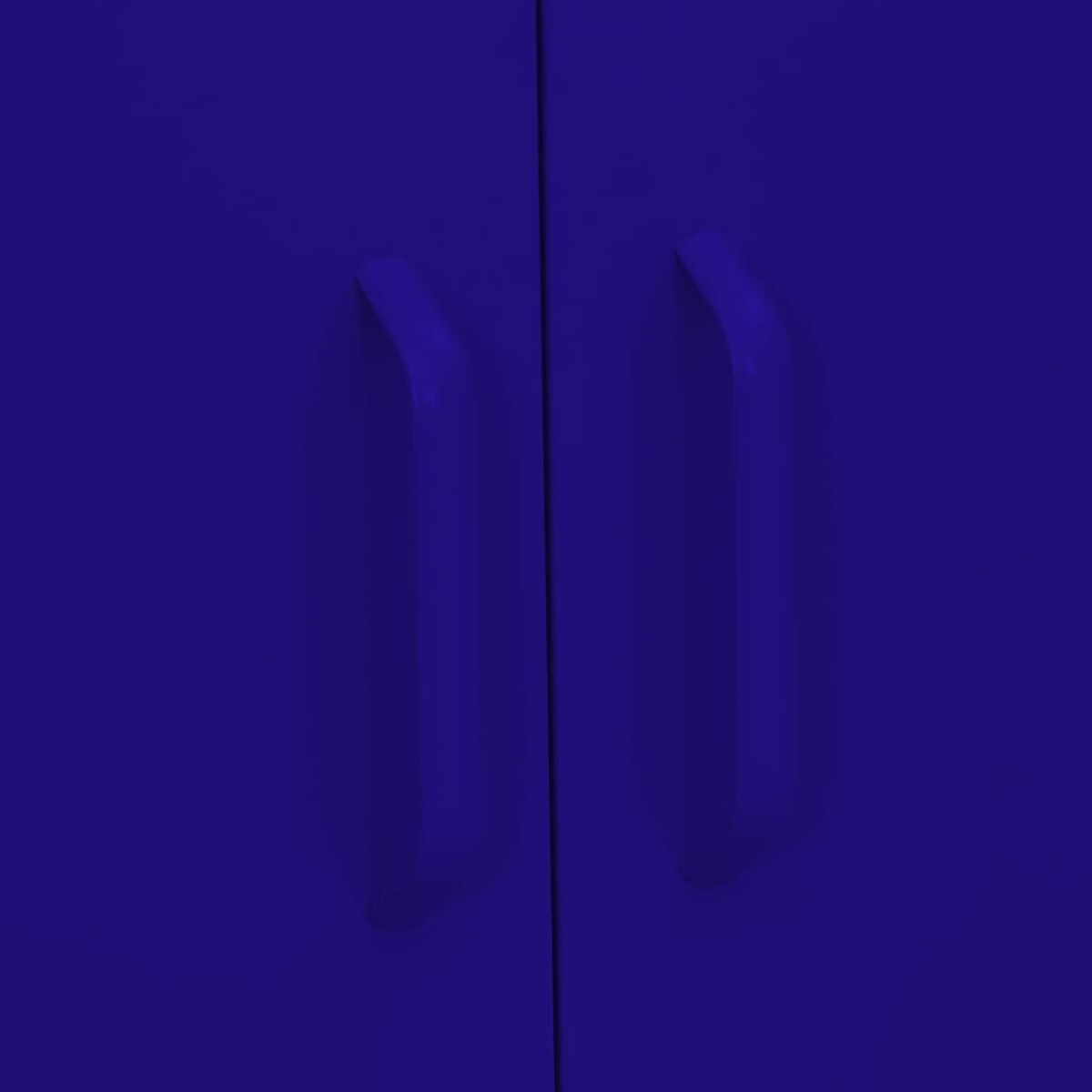 vidaXL Szafka, granatowa, 80x35x101,5 cm, stalowa