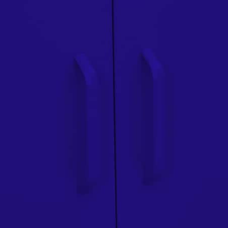 vidaXL Szafka, granatowa, 80x35x101,5 cm, stalowa