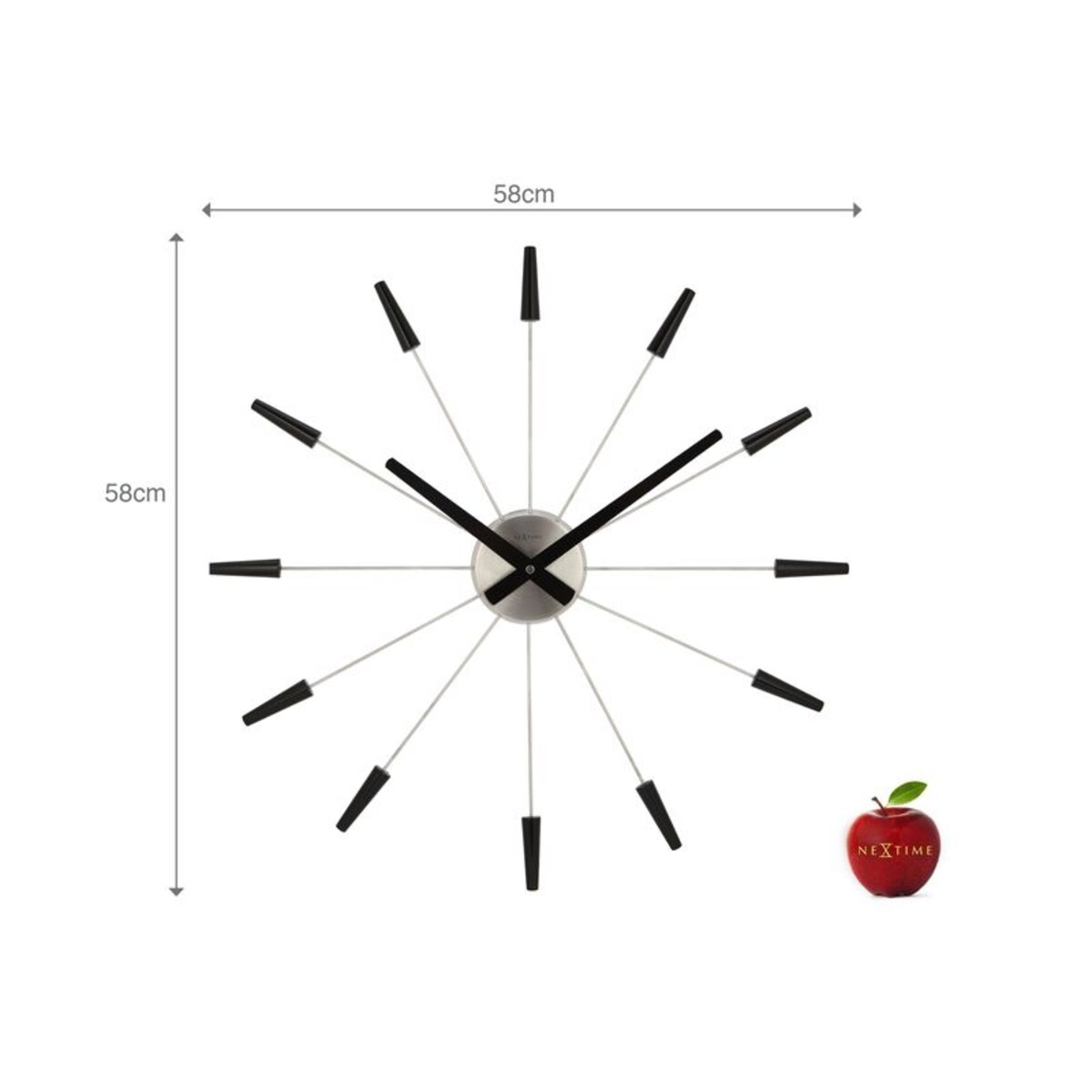 Zegar Nextime 2610 Zw 'Plug Inn'