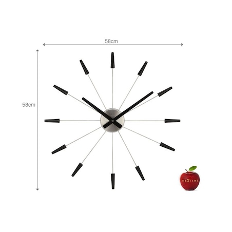 Zegar Nextime 2610 Zw 'Plug Inn'