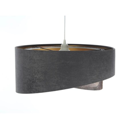 Lampa wisząca TOURMALINE szara/złota