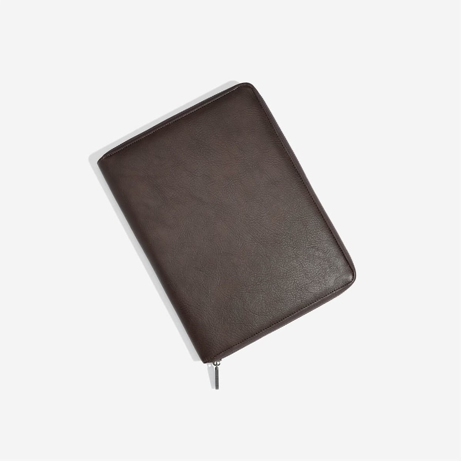 Etui na dokumenty i telefon Stackers brązowe