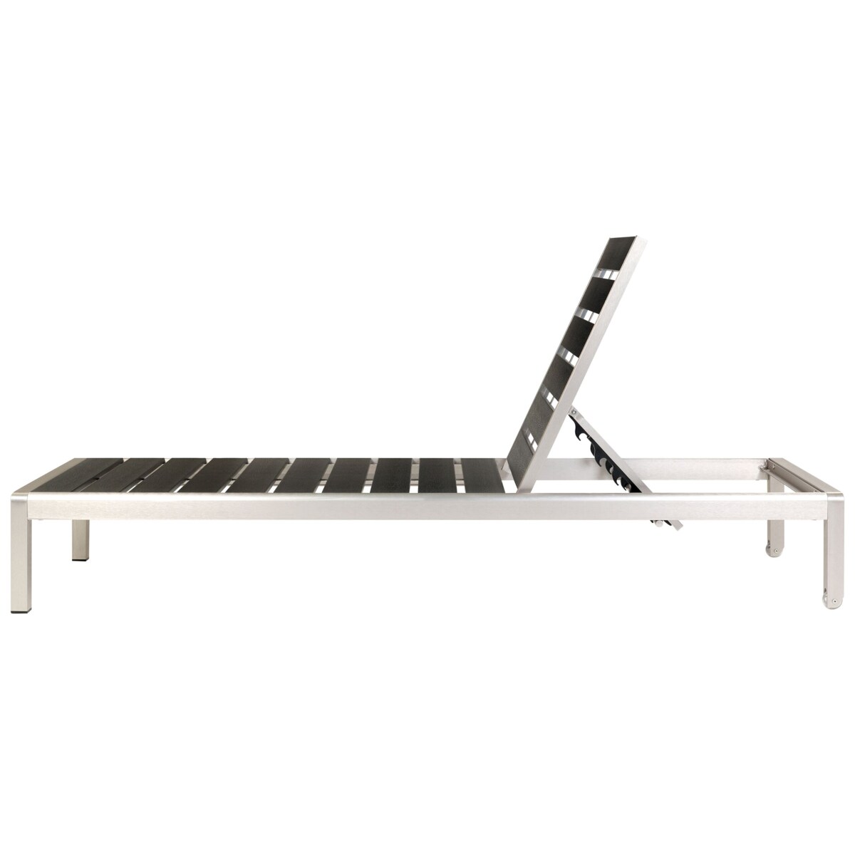 Leżak ogrodowy czarny NARDO