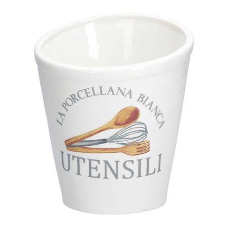 Pojemnik na przybory kuchenne Conserva - Biały, 18 cm