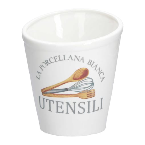 Pojemnik na przybory kuchenne Conserva - Biały, 18 cm