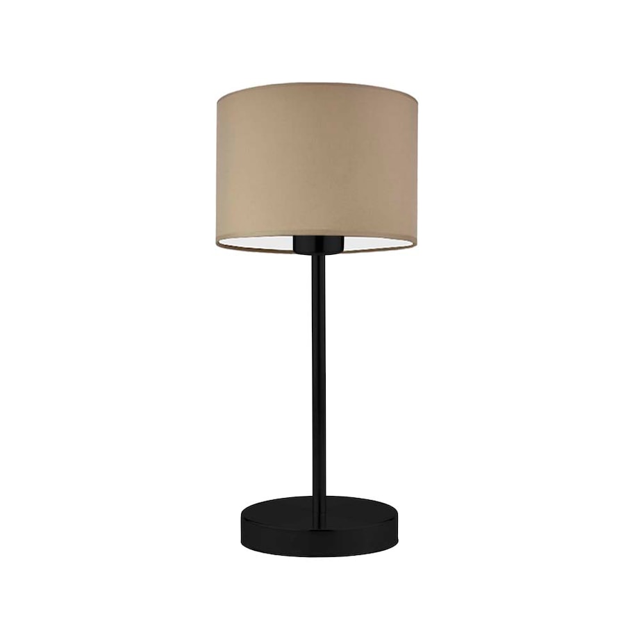 Lampka nocna na biurko lampa biurkowa LED z abażurem walec BLUES