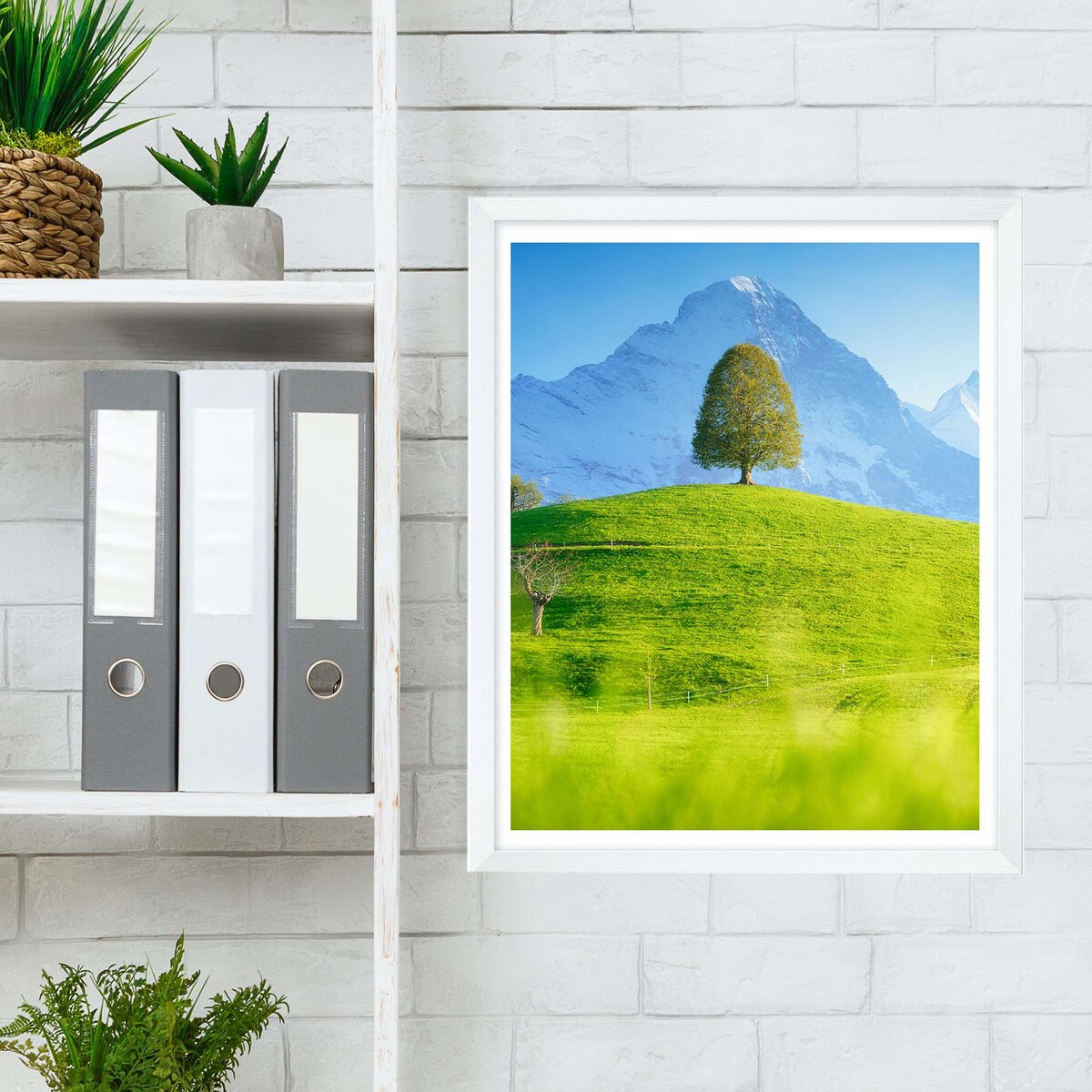 Ramka Na Zdjęcia A4 21X29,7 Cm Plakaty Dyplom Rama Wisząca Dekoracja Biała