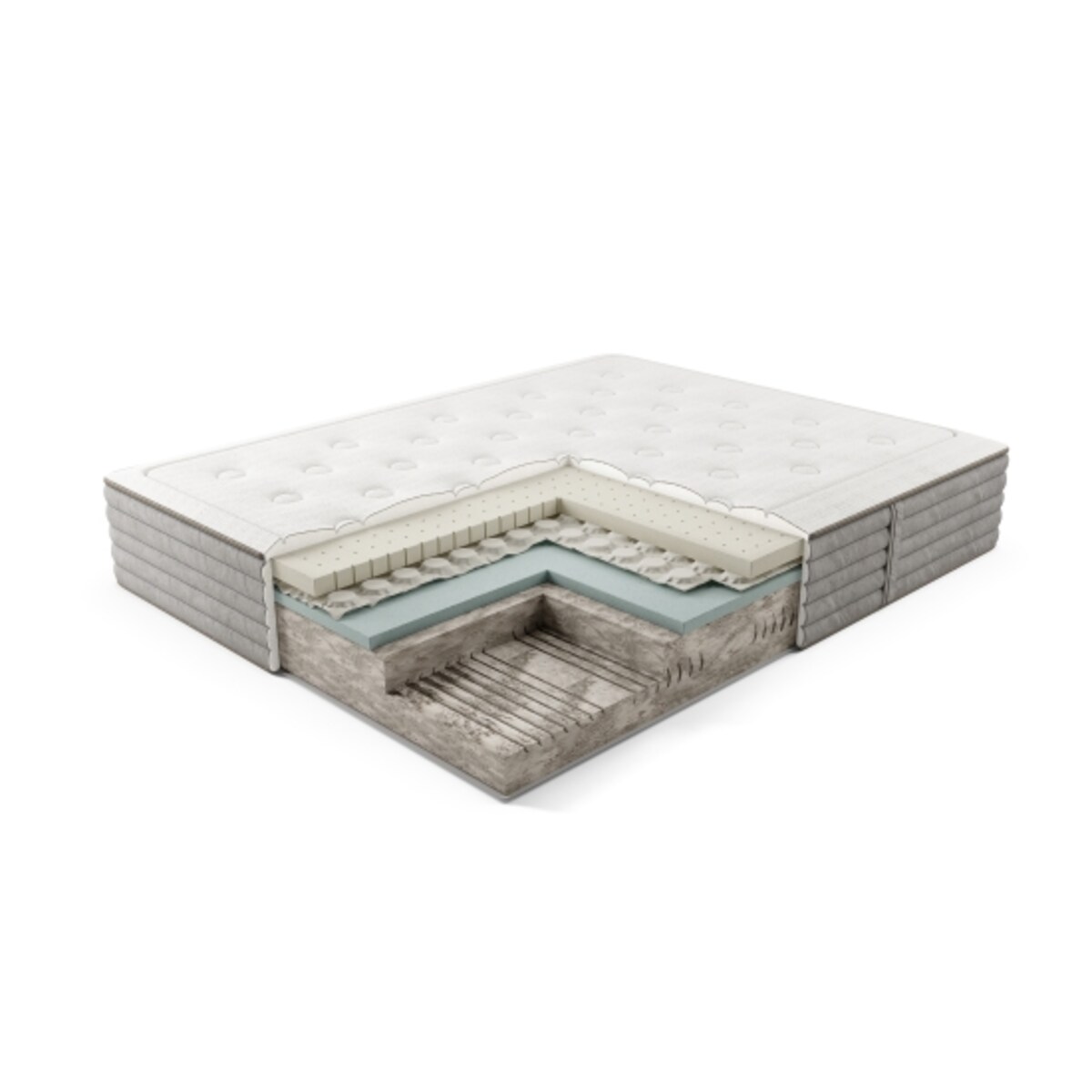 Materac Hilding DeLuxe FIGARO 200 x 200 cm Baroque