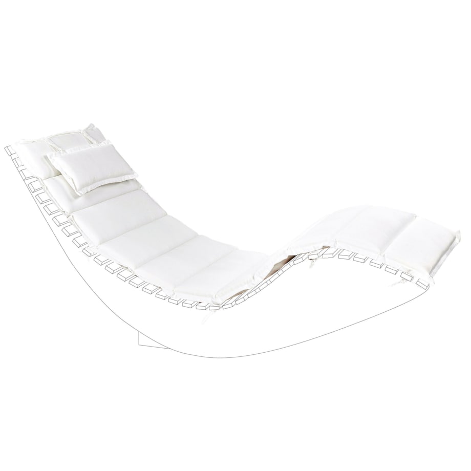 Leżak Złamana biel BRESCIA II