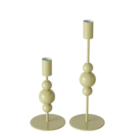 Świecznik metalowy Akesha, 2 sztuki