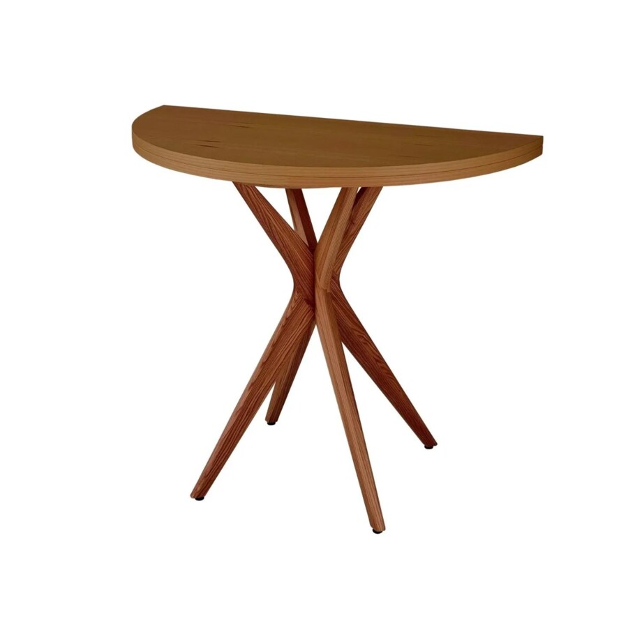 Stół półokrągły CUTTI 90x90 rozkładany dąb