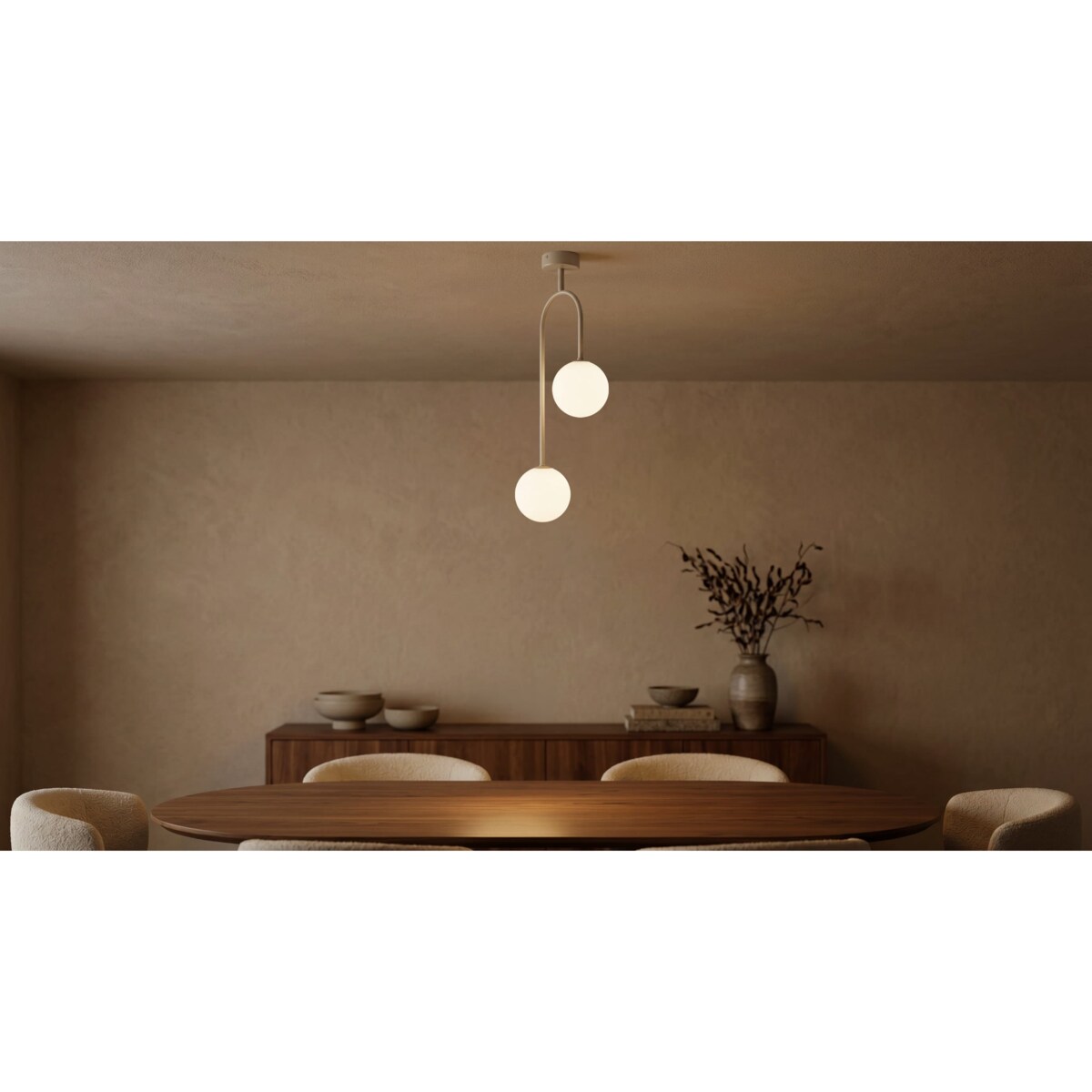 Lampa sufitowa K-6025 z serii PIKE