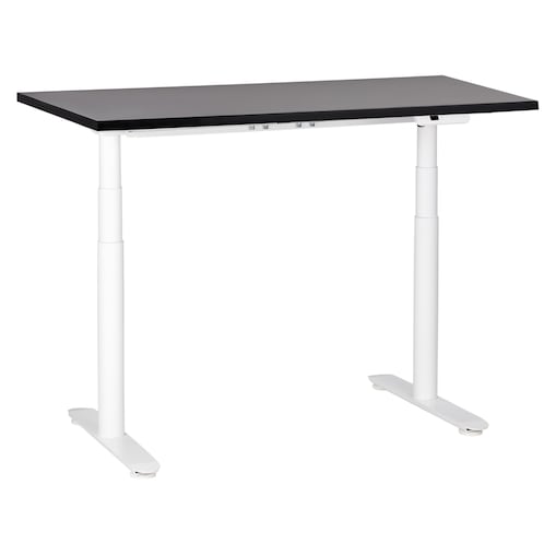 Biurko regulowane elektrycznie DESTINAS Czarny/ biały 120 cm 72 cm